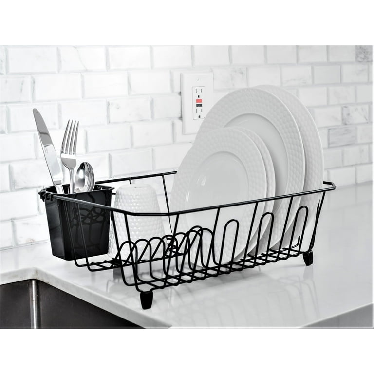 Dorre Disa Dish Drainer Black/Chrome - Dishcloths, Dishwashing Brushes & Dish Drainers Iron - 5-8557