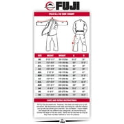Fuji Lightweight Summerweight Brazilian Jiu Jitsu BJJ Gi - Black (A2)