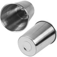 thumbnail image 3 of 6 Pack 8 Ounce 230ml Stainless Steel Cups Shatterproof Pint Drinking Cups Metal, 3 of 4