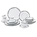 thumbnail image 3 of Lorren Home Trends Ensemble de Dîner Elizabeth, Argent, 3 of 4