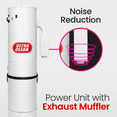 thumbnail image 6 of Ultra Clean SC200 Central Vacuum System Made in Canada with Ametek Tangential Bypass Motor up to 7,500 sq ft Homes with Deluxe Electric Hose Powerhead and Accessory Package (30 ft, Direct Connect), 6 of 7