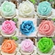 thumbnail image 5 of Advancent Paquete de 50 flores biónicas artificiales, rosas de simulación de espuma PE, decoraciones de flores falsas, regalos de compromiso para bodas y Kits de decoración para fiestas Blanco Advancent JJ18310-05, 5 of 6
