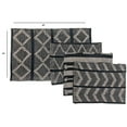 thumbnail image 2 of IH Casa Decor Coton Tapis À Main 36 X 48 Asstd - Ensemble De 4, 2 of 2