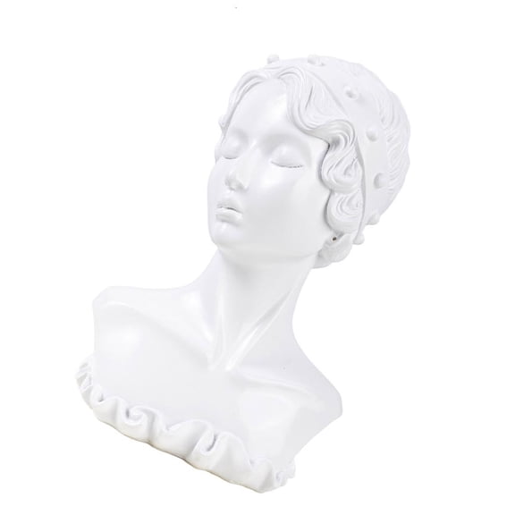 Osdhezcn Mannequin Bust for Jewelry Display Necklace Earring Pendant Stand Holder Suitable for Home Decoration and Photography