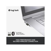 Logitech Ergo K860 Split Wireless Keyboard for Business - Ergonomic Design, Secured Logi Bolt Technology, Bluetooth, Globally Certified, Windows/Mac/Chrome/Linux - Graphite