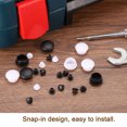thumbnail image 6 of Uxcell 150Pack 5mm(3/16") Dia Plastic Screw Hole Plugs Cover for Furniture, Light Grey, 6 of 6