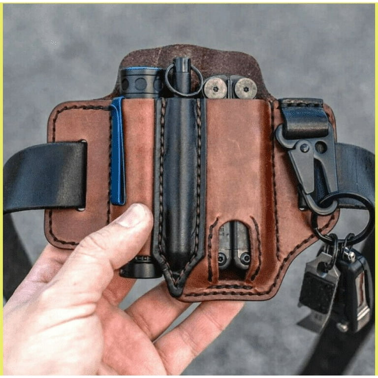 LNKOO Leather Sheath for Belt Tool Leather Sheath for Knife