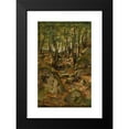 thumbnail image 2 of Walter Moras 11x14 Black Modern Framed Museum Art Print Titled - Forest Path, 2 of 5