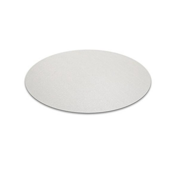 Pack of 2 - Desktex Anti-Slip Polycarbonate Circular Mats (12" Diameter)