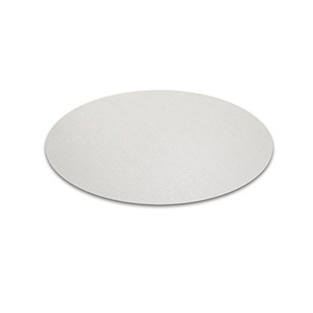 Pack of 2 - Desktex Anti-Slip Polycarbonate Circular Mats (12" Diameter)
