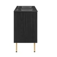 thumbnail image 4 of Modway Chaucer 48" Double Sink Wood & Metal Bathroom Vanity in Black, 4 of 17