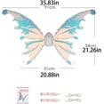thumbnail image 3 of Comefolife Light up Fairy for Dogs, Pet Glowing Costume with LED Lights, Christmas Cosplay Puppy for Medium Large Dog, Parade Photo Props, Dress Your Dogs Like Butterfly, 3 of 9