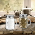 thumbnail image 2 of Home Basics 2 Piece Salt and Pepper Mason Jar Set, 2 of 6