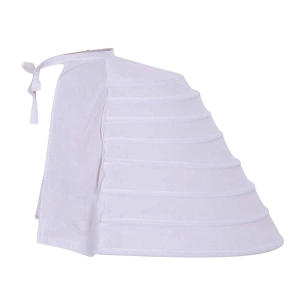 Falda de enagua de crinolina para mujer, con aro y polisón, vestido medieval elegante, enagua para Altura 60cm