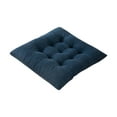 thumbnail image 2 of Soft Square Chair Pad with Ties Comfortable Solid Color Chairs Cushion for Navy,Home or Car Sitting Coffee 18"x18"x3", 2 of 6