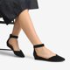 thumbnail image 5 of DREAM PAIRS Zapatos Flats Mujer con Cuña Baja y Correa al Tobillo Negro Talla 7.5, 5 of 7