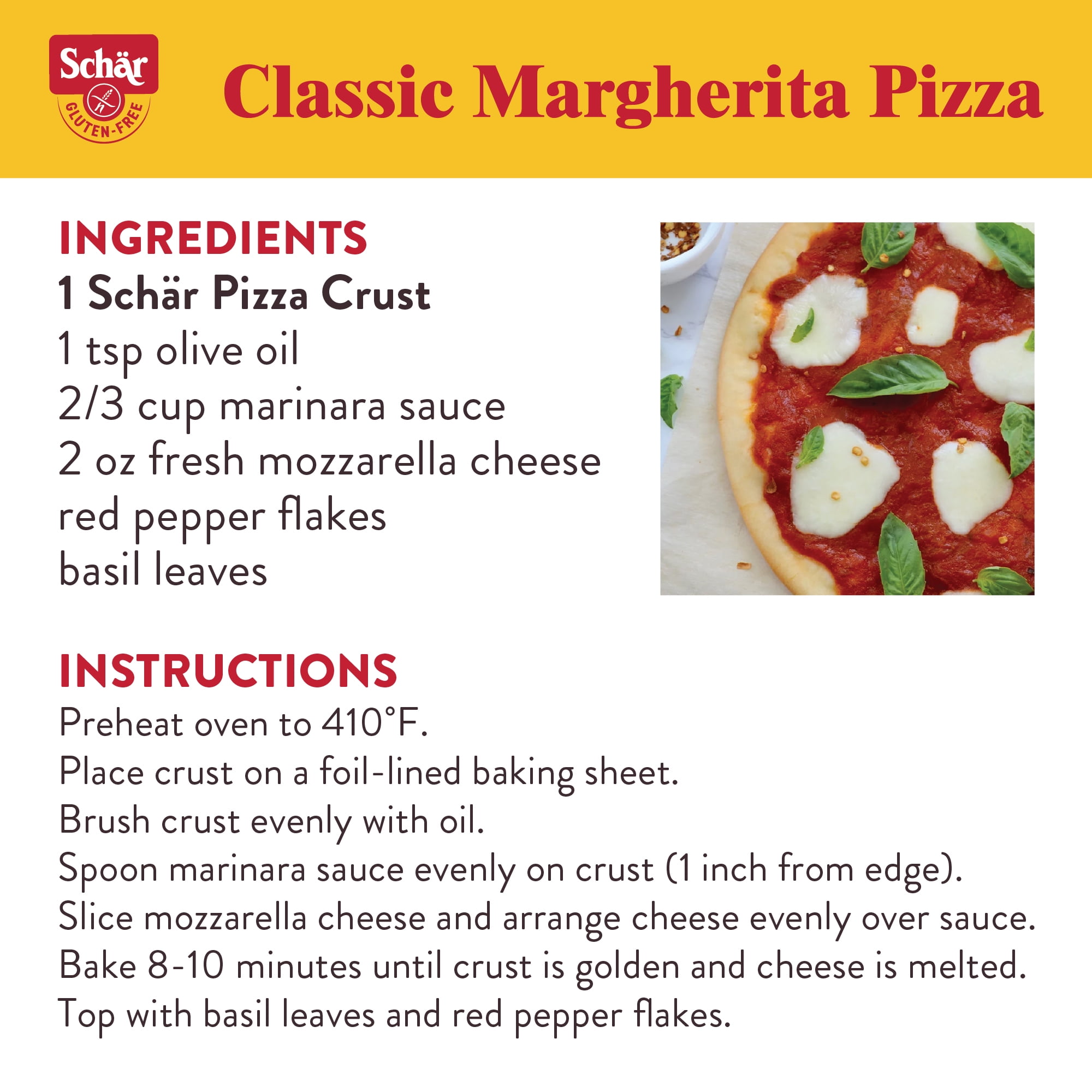 Schar Gluten Free Pizza Crust, Sourdough Italian Pizza Crust, 10.6 oz, 2 Count