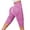 L20-Pink, variant on xfsWaSs Biker Shorts for Women Knee-Length Leggings High Waist Lifting Workout Gym Shorts Breathable Stretch Athletic Running Yoga Shorts