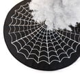 thumbnail image 2 of White Spiderweb Halloween Tree Skirt Decoration, Spooky Web Tree Apron, Festive Base Cover for Indoor Party, Creepy Atmosphere Tree Mat, 2 of 4