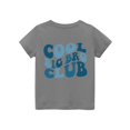 thumbnail image 5 of Big Brother Tshirt,Toddler Boys Cool Brother Club T-Shirt Big Bro Chenille Gift Summer Baby Boy Sibling Reveal Short Sleeve Shirts Gray 5-6Y, 5 of 6