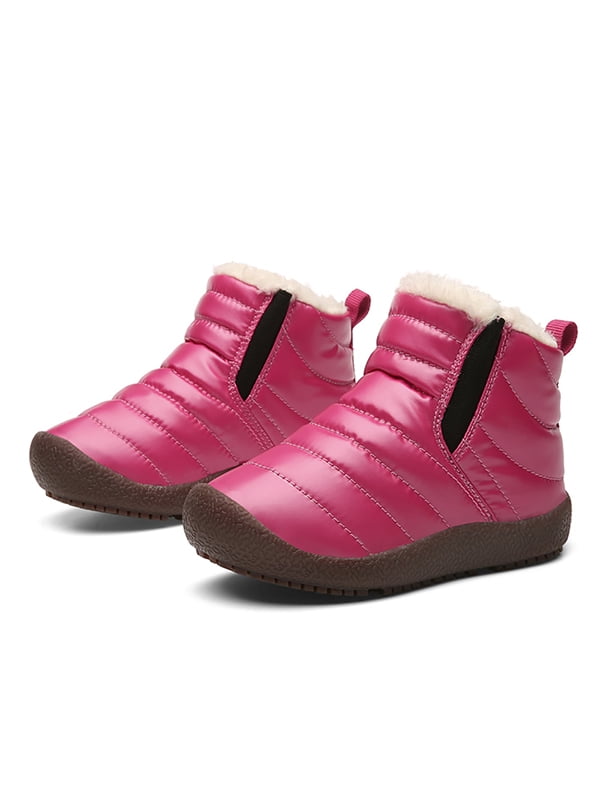fleece lined waterproof baby booties