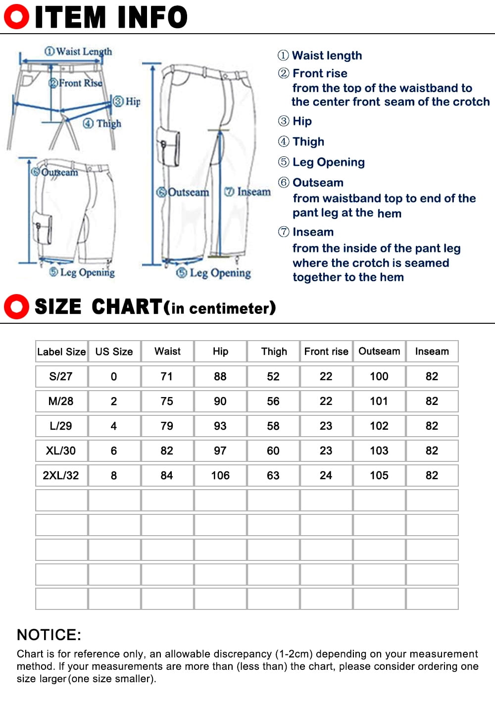 Women Cargo Pants Casual Solid Trousers with Pockets - image 2