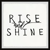 Marmont Hill Let It Shine Framed Wall Art, 12" x 12"