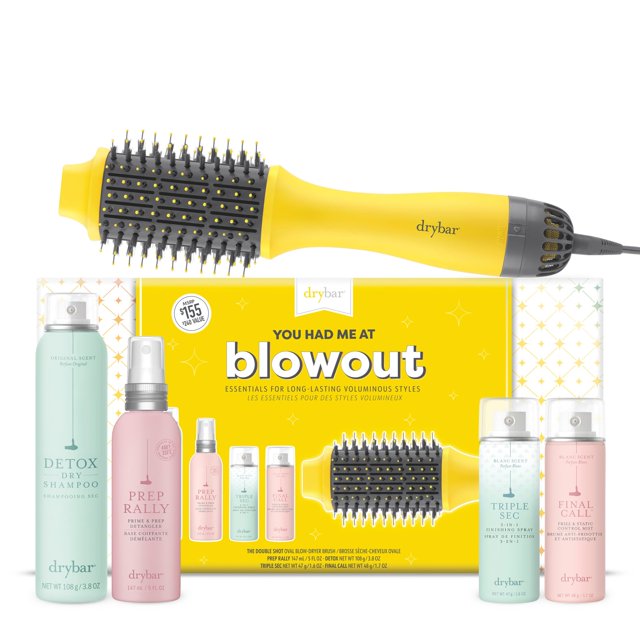 Drybar You Had Me at Blowout, Double Shot, Detox Dry Shampoo, Prep Rally, Triple Sec 3-en-1 y Final Call Frizz