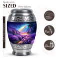 thumbnail image 2 of JAGASY Lavender Grass Urn for Adult Remains - Keepsake Purple Cremation Urns for Human Ashes Men & Women - Small Blue Galaxy Urns for for Memorial Tribute - 3 Inch, 2 of 7