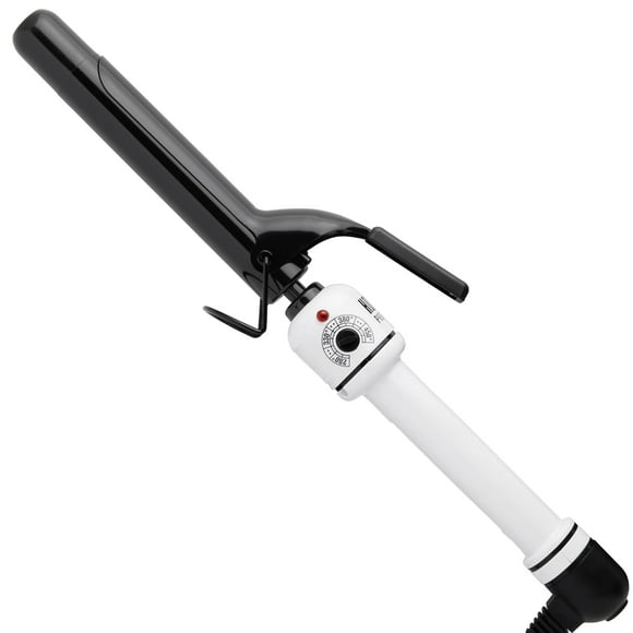 HOT TOOLS Pro Artist Nano Ceramic Curling Iron/Wand | For Smooth, Shiny Hair (1â? in) Black/White