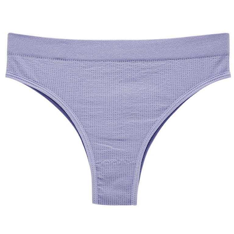 Women No Trace Thong Panties Women's Invisibles Thong Panty For Jeans Tight  Trousers M-XL Blue L 