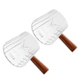 thumbnail image 1 of OUNONA 2Pcs Small Creamer Pitcher for Home Use Serving Hot Contents Glass, 1 of 8