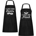 thumbnail image 1 of Couple's And Fouling Kitchen Garden Barbecue Printed Apron, 1 of 6