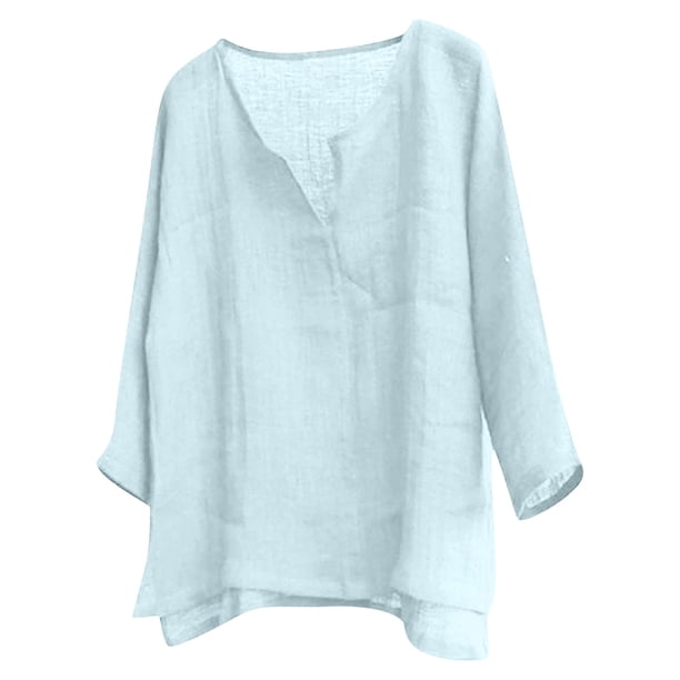 Designer Spring Summer Men's Casual Cotton Linen Solid Color Long Sleeve Shirts Loose Stand Collar Shirts 5XL