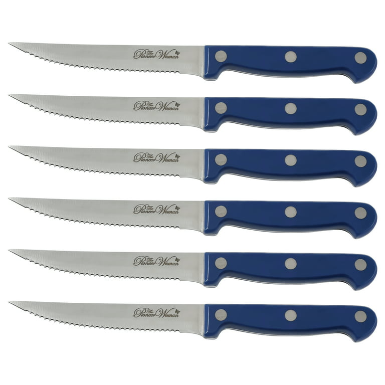 CARAWAY HOME 14 Piece Steel German Knife and Utensil Set in Navy  KW-PS14-102 - The Home Depot