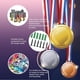 thumbnail image 4 of Soporte metálico para medallas deportivas, colgador para medallas, estante para premios, organizador de cintas, montaje en pared, decoración de pared, 4 of 9