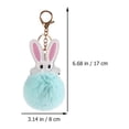 thumbnail image 2 of 6 unids encantador animal llaveros peluche muñeca llaveros decorativos coche llavero decoraciones, 2 of 7