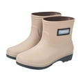 thumbnail image 2 of GUOOL Bottes de Pluie Mi-Mollet pour Femmes Bottes Décontractées de Travail pour Dames Cuisine Randonnée 38, 2 of 9