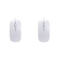 thumbnail image 2 of maskred Mouse Wired Mini Accurate Positioning Optical Computer Mouses Computers Fitting Desktop Gift Table Study White 2Set, 2 of 6