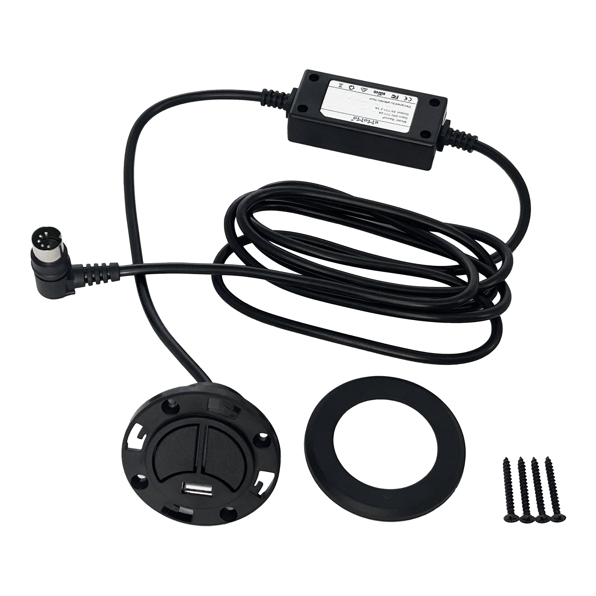 Power Recliner Lift Chair Emomo 2 Button 5 Pin Switch Controller Model RemoP ZERMP10 Replacement with USB