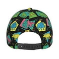 thumbnail image 3 of Lsque Geometric Dinosaur Baseball Cap Trucker Low Profile Hat Golf Dad Hat Adjustable Original Classic Unconstructed Plain Cap Men Women, 3 of 9