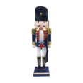 thumbnail image 3 of simhoa Traditional Wooden Nutcracker Ornament Decor for Home Party Favors Fireplace C, 3 of 8