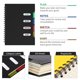 thumbnail image 2 of GOOHOCHY Cuaderno de hojas sueltas, carpeta de papel forrada, diario, planificador, 1 ud., 2 of 8