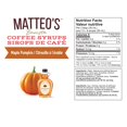 thumbnail image 5 of Matteo's Sugar Free Coffee Flavoring Syrup, Maple Pumpkin, 5 of 5