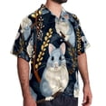 thumbnail image 2 of Tmall Men's Button Down Casual Hawaiian Print Short Sleeve Summer Beach Shirt, 2 of 6