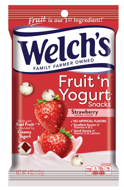 (Price/Case)Welch's 10034856124860 Fruit 'N Yogurt Strawberry 124