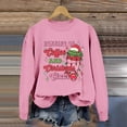thumbnail image 2 of WEAIXIMIUNG Sweatshirt Dressy Women's Casual Light String Letter Large Print Sweatshirt Long Sleeve Sweatshirt, 2 of 4