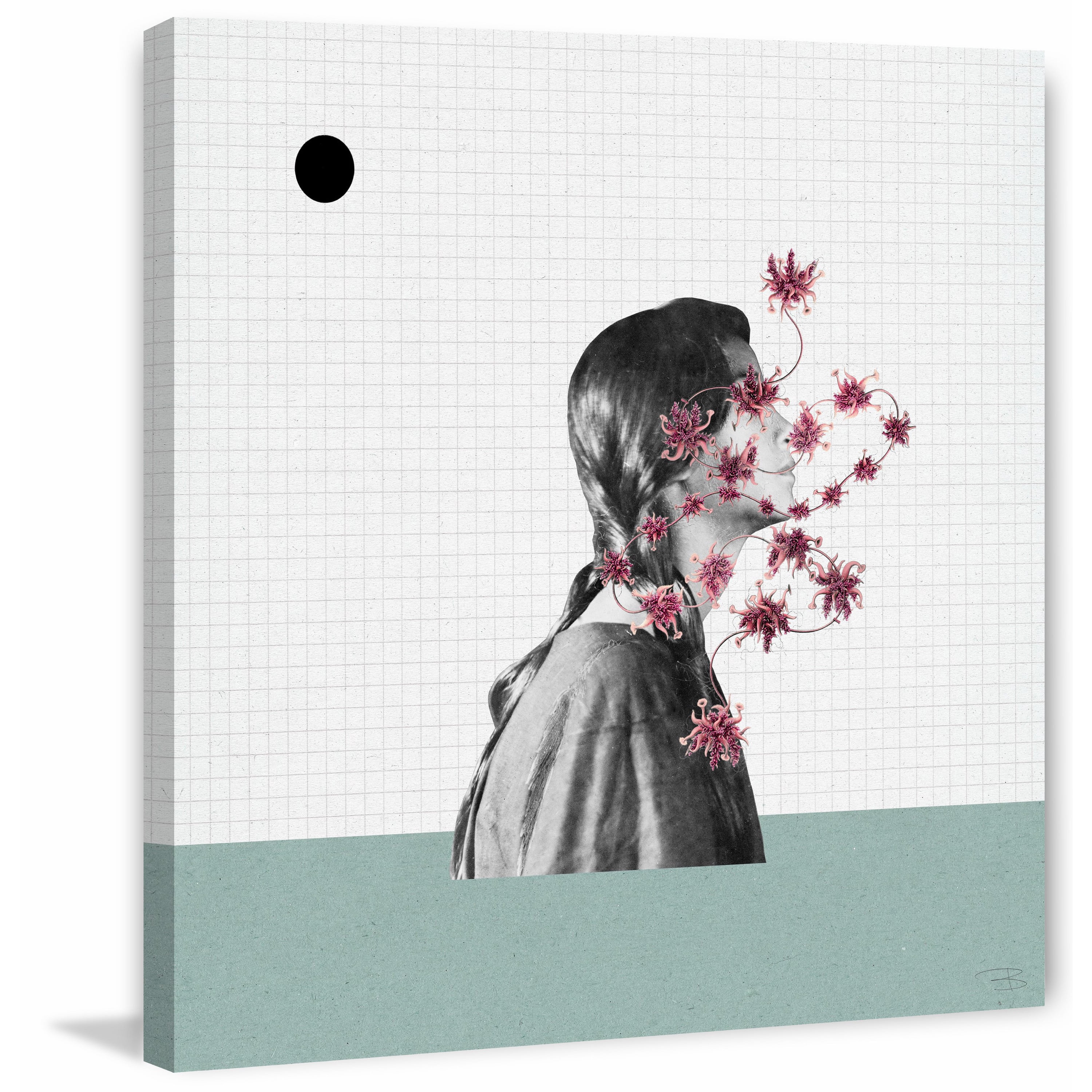 Marmont Hill "Cara Vegetal Nina I" by Bengoa Vazquez Painting Print on Wrapped Canvas