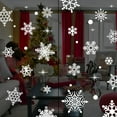 thumbnail image 3 of 155Pcs Christmas Window Clings, Snowflake Decorations for Windows, 9 Styles Window Stickers for Christmas Decorations Ornaments, Party Supplies Thanksgiving Party Décor, 3 of 6