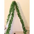 thumbnail image 5 of 12pcs/set Plastic Artificial Leaf Vine, Simulation Plant Green Vine For Party, 5 of 5